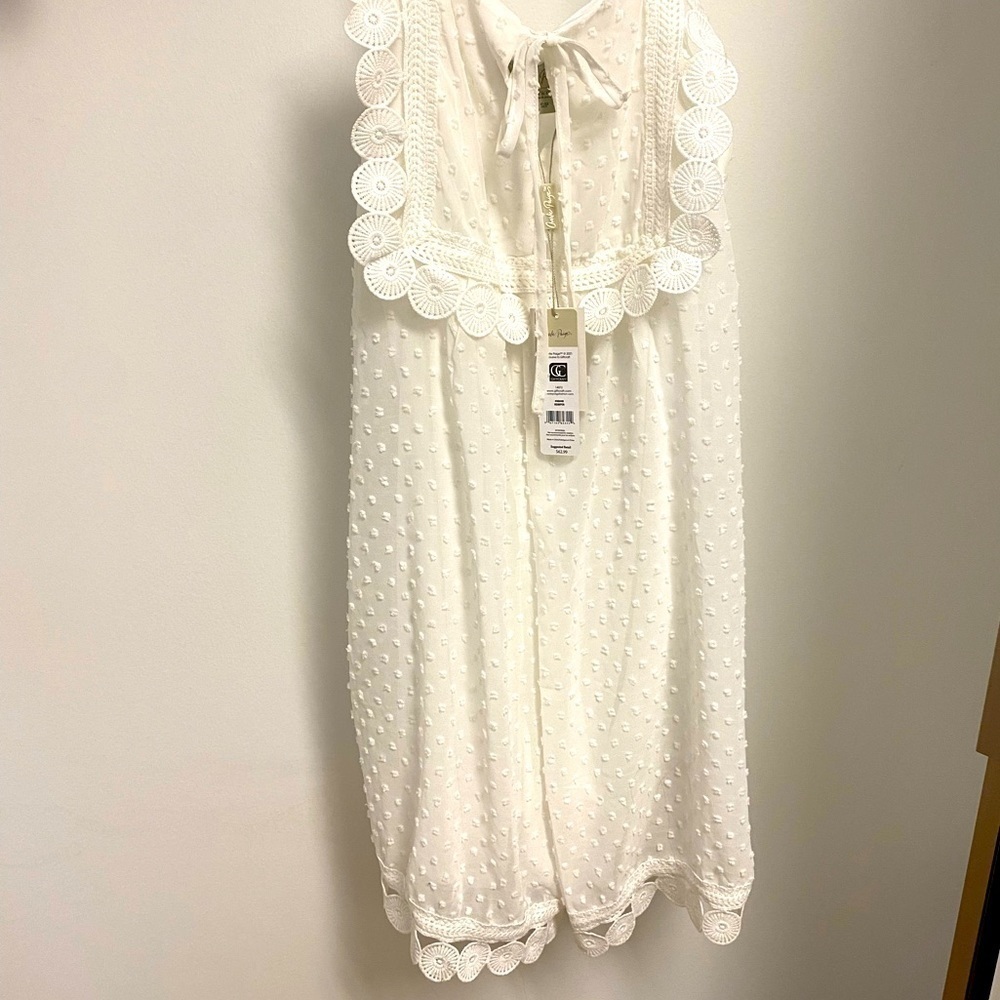 NWT Women’s White Swiss dot size S - Picture 3 of 13